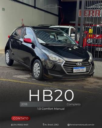 HYUNDAI HB20 1.0 COMFORT 12V FLEX 4P MANUAL